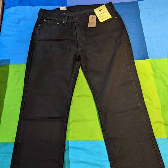 Men's Black Levi's 514 NWT 36x32 - Picture 1 of 6